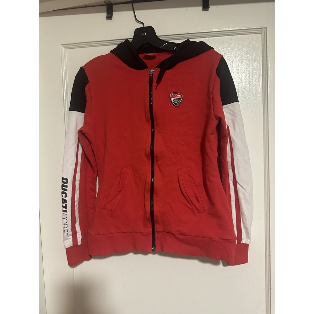 Rare Vintage Ducati Corse Racing Zip Up Jacket Size M